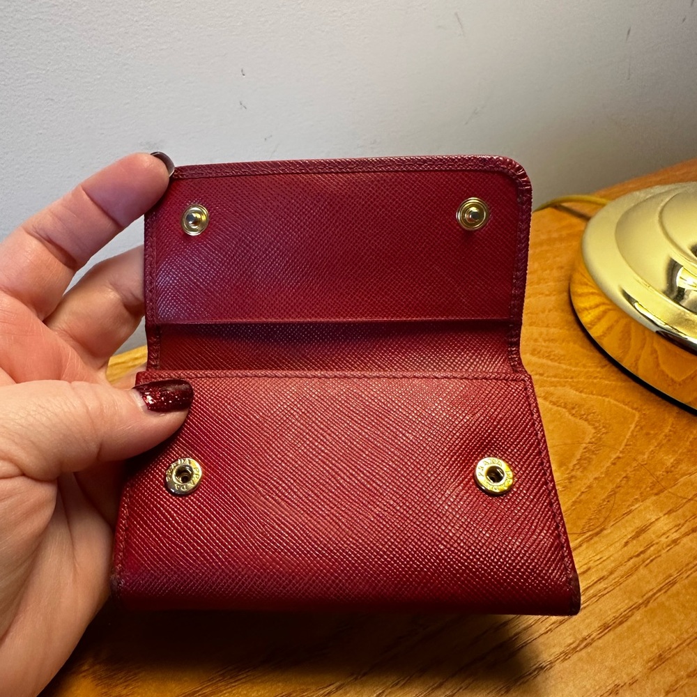 Prada Red Leather 6-piece Keyholder - Picture 6 of 9